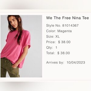 Free People We The Free Nina Tee